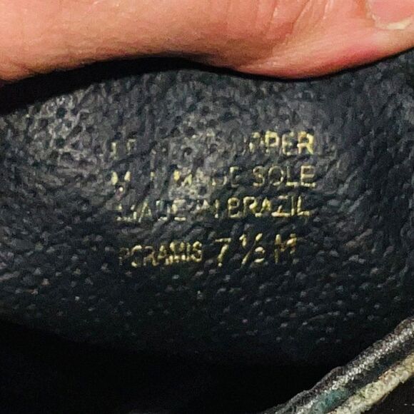 Steve Madden PGRAMIS Black Leather Ankle Boots Women's 7.5 - Picture 11 of 12